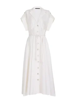 Guayaba Midi Dress in Off White