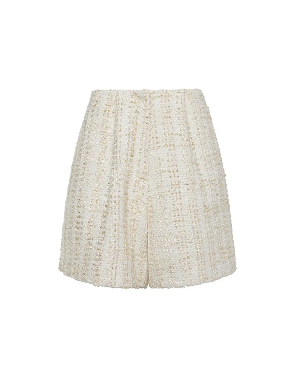 Gwen Tweed Short in Cream