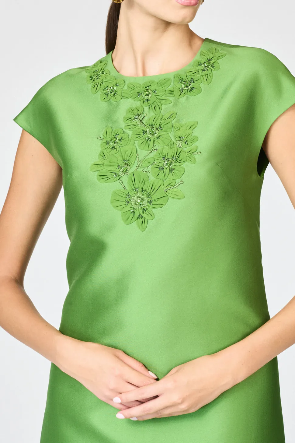 Gwendolyn Gown in Green Garnet