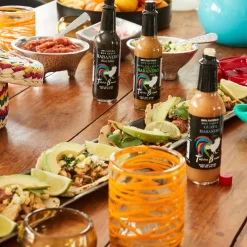 Habanero Hot Sauce Trio & Servilleta