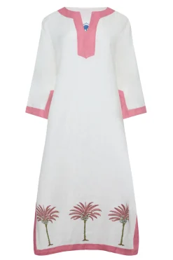Hampton Caftan Pink Palm