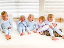 Hamptons Zip Baby Onesie in Hamptons Sunset Pink