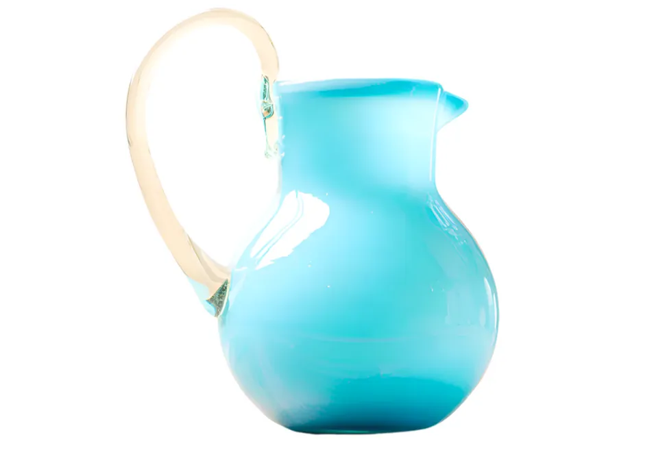 Handblown Glass Pitcher