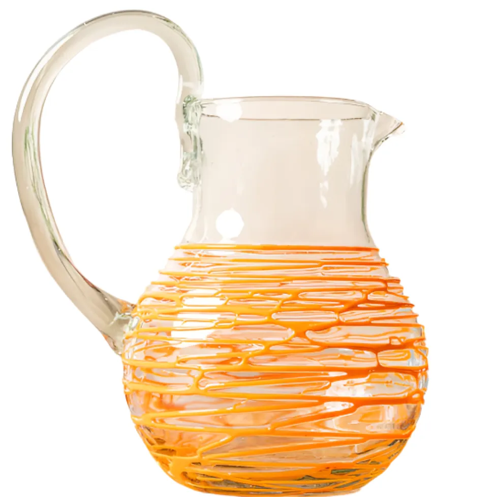 Handblown Glass Pitcher