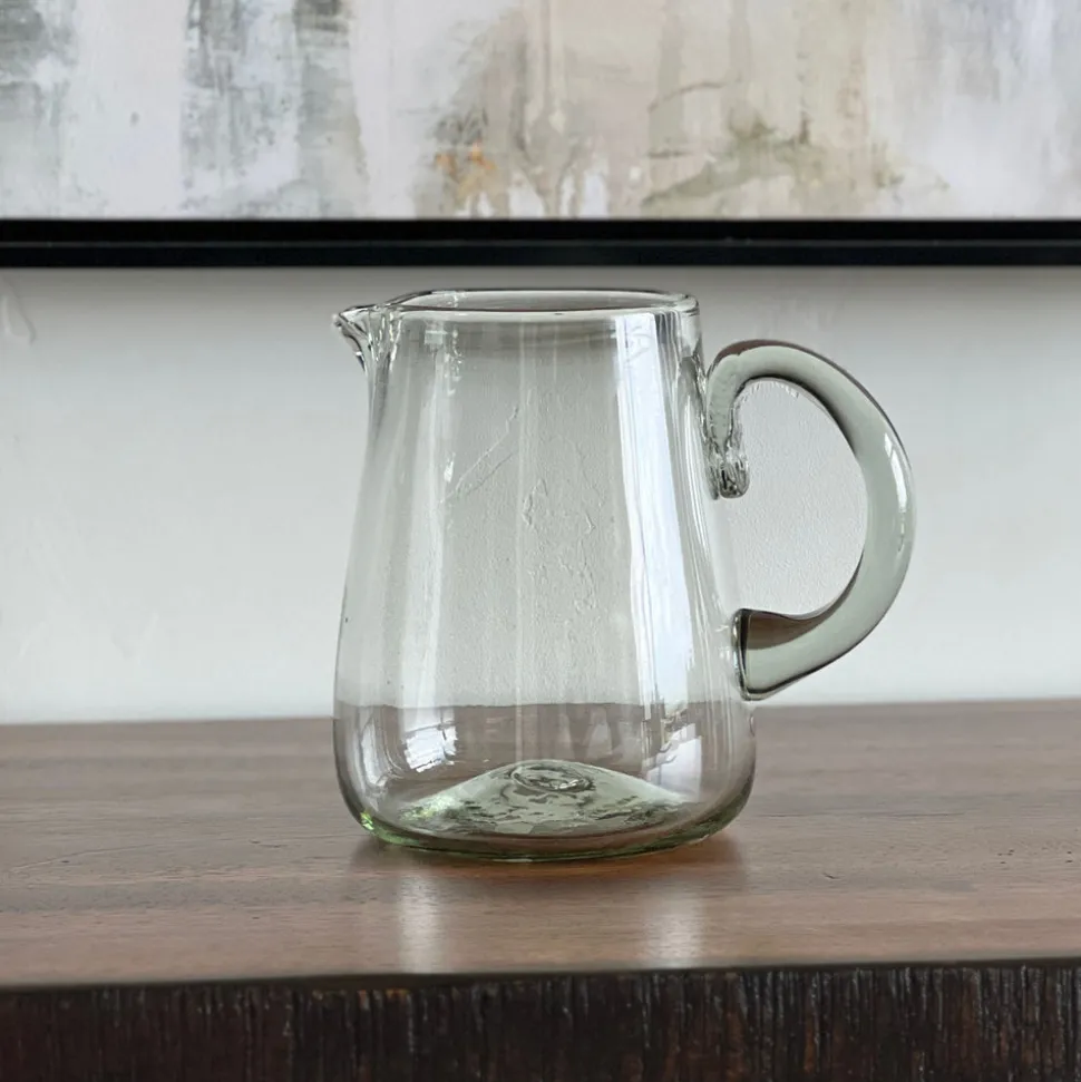 Handblown Glass Pitcher