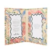 Hand-Marbled Picture Frame Folding Book 4x6 in Multicolor