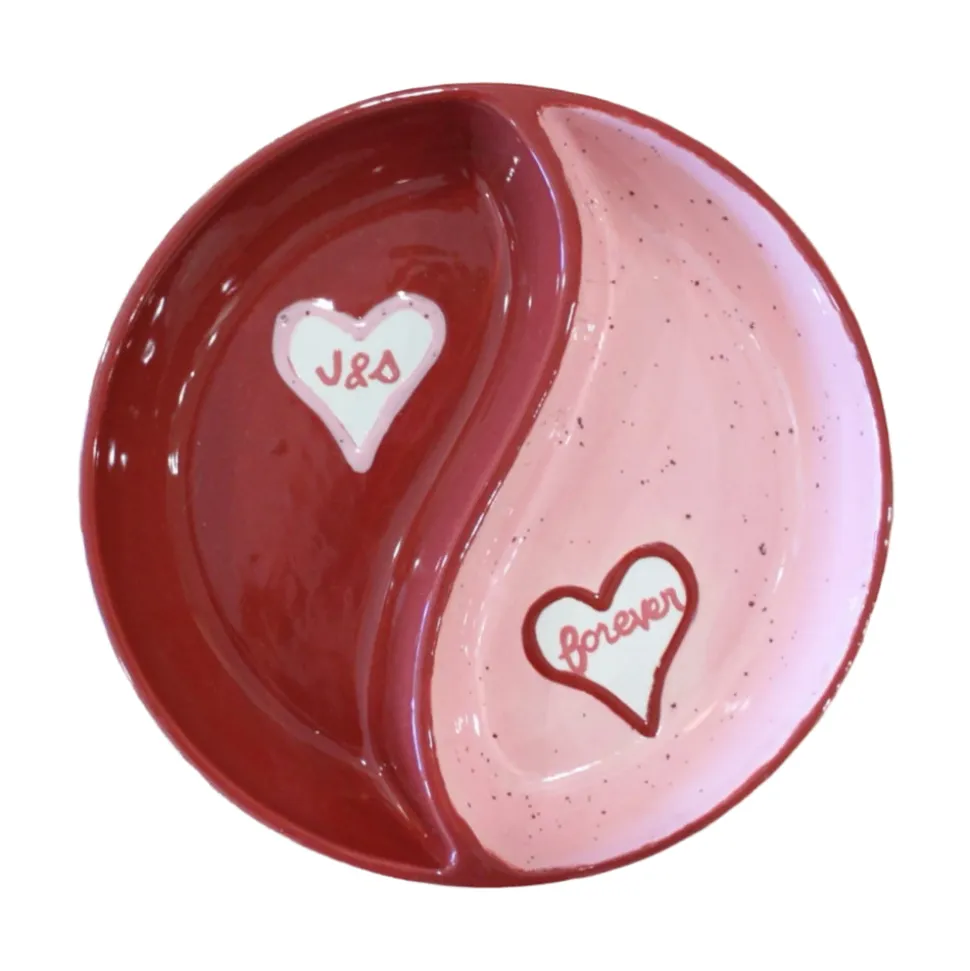 Hand-painted Custom Yin-Yang Aperitivo Bowl