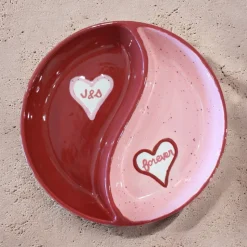 Hand-painted Custom Yin-Yang Aperitivo Bowl
