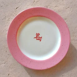 Hand-painted “Get Married Baby” Cake Plate