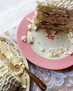 Hand-painted “Get Married Baby” Cake Plate