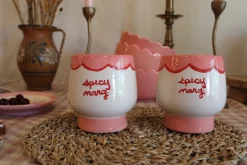 Hand-painted “Spicy Marg” Cups, Set of 2