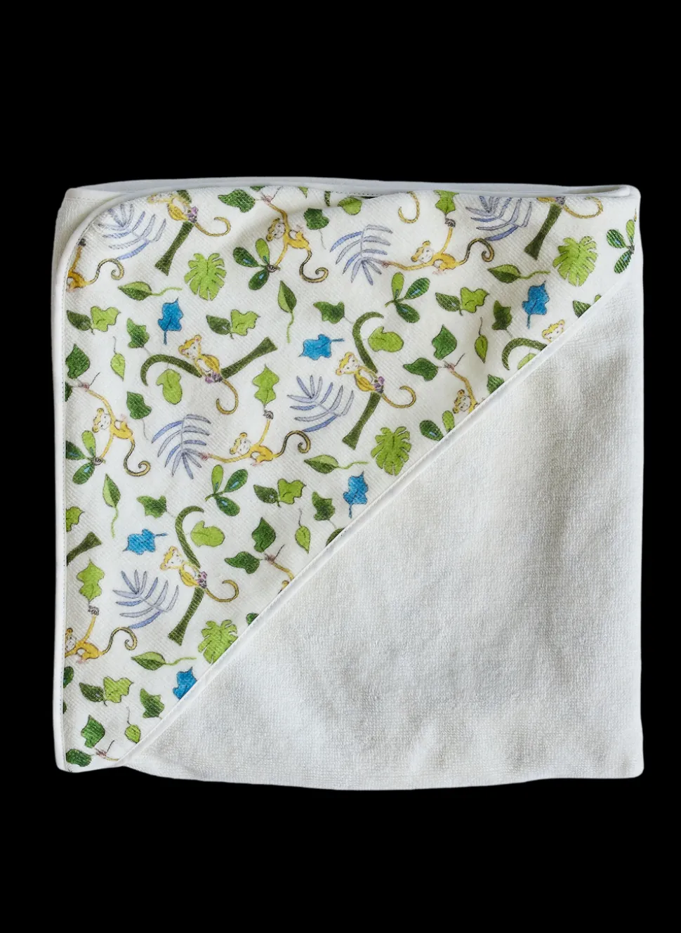 Happy Monkey Hooded Bath Towel