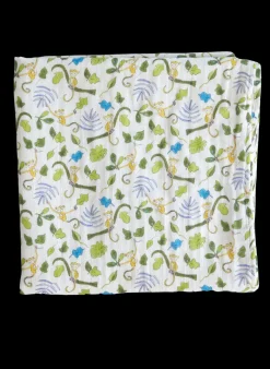 Happy Monkey Shawl Blanket