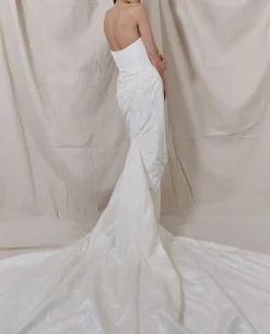 Hart Gown with Corset Top and Train