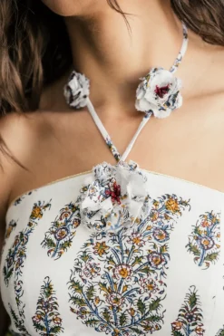 Hava Bustier in Paisley
