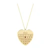 Heart Diamond Days Calendar Necklace