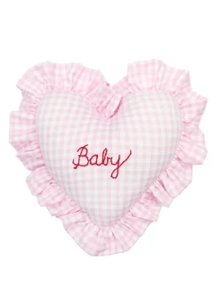 Heart Ruffle Pillow