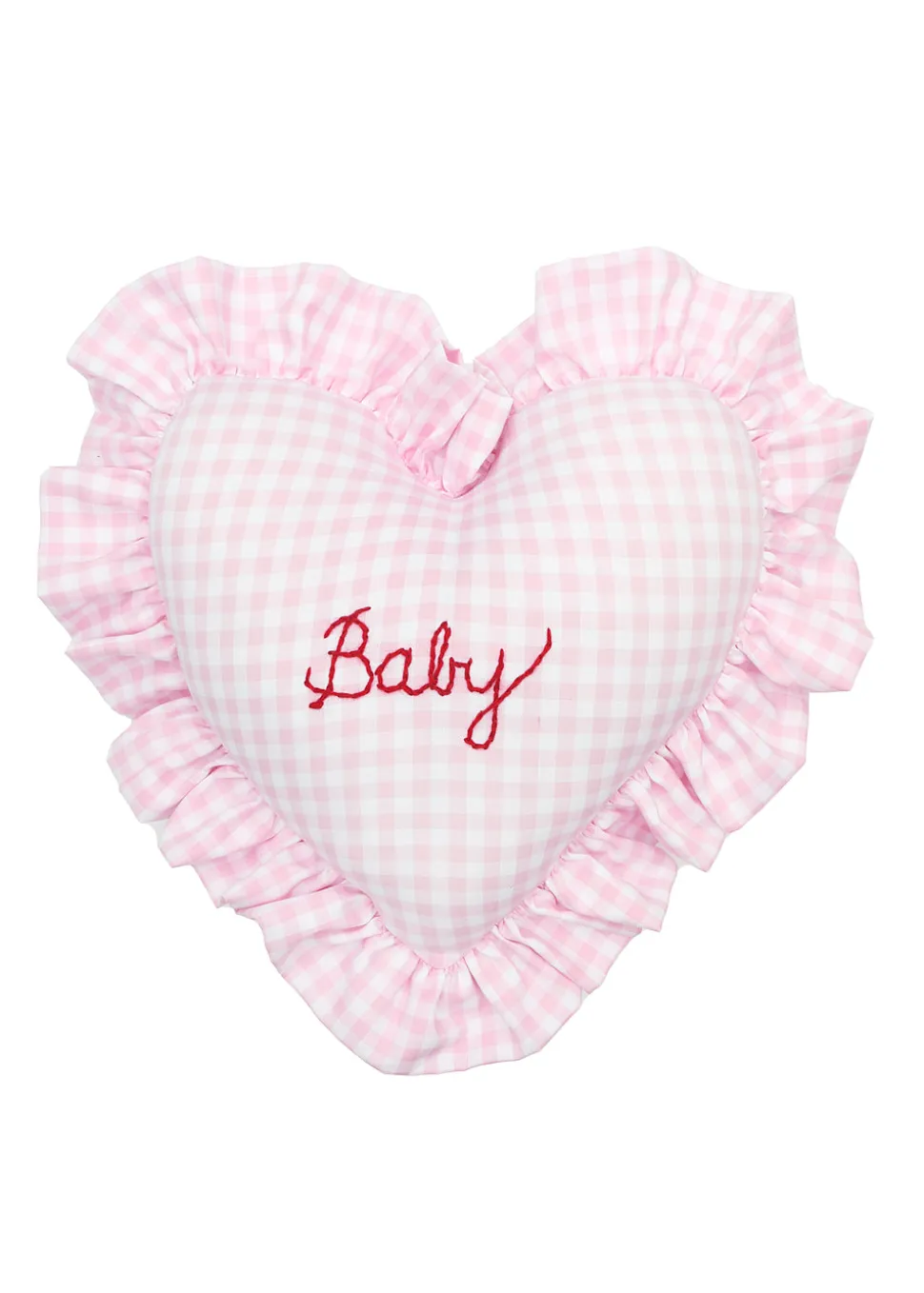 Heart Ruffle Pillow
