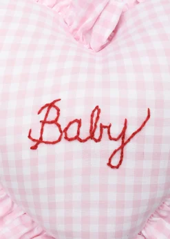 Heart Ruffle Pillow