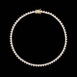 Heart Tennis Necklace