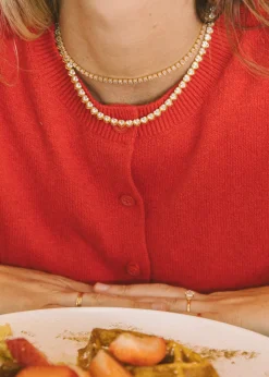 Heart Tennis Necklace