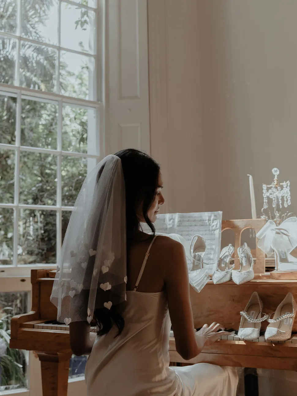 Heart Trim Veil