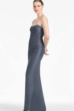 Hedy Gown in Charcoal