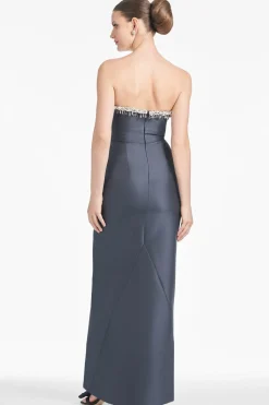 Hedy Gown in Charcoal