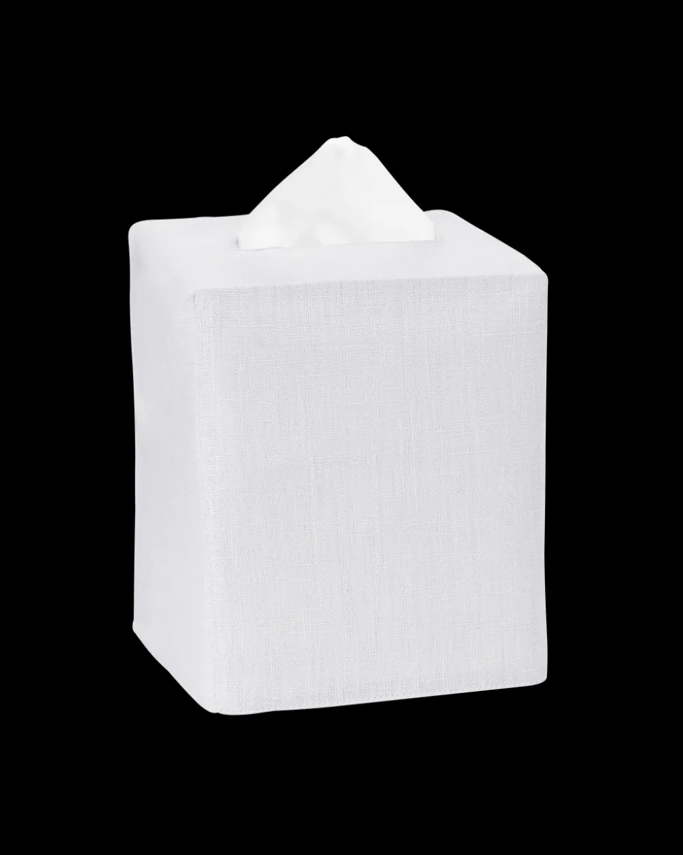 Heirloom Estate Boutique Tissue Box Cover, Italian Linen 7 Colors