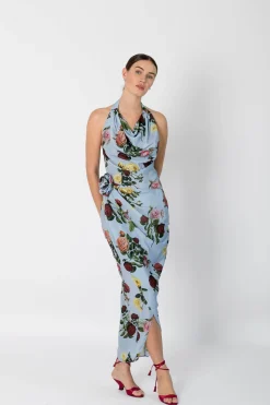 Helena Dress in Blue
