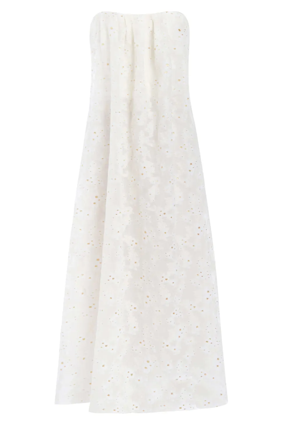 Helena Strapless Column Gown With Train