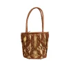 Helix Woven Mini Crossbody in Cinnamon