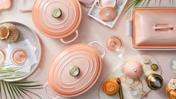 Heritage Covered Rectangular Casserole in Peche