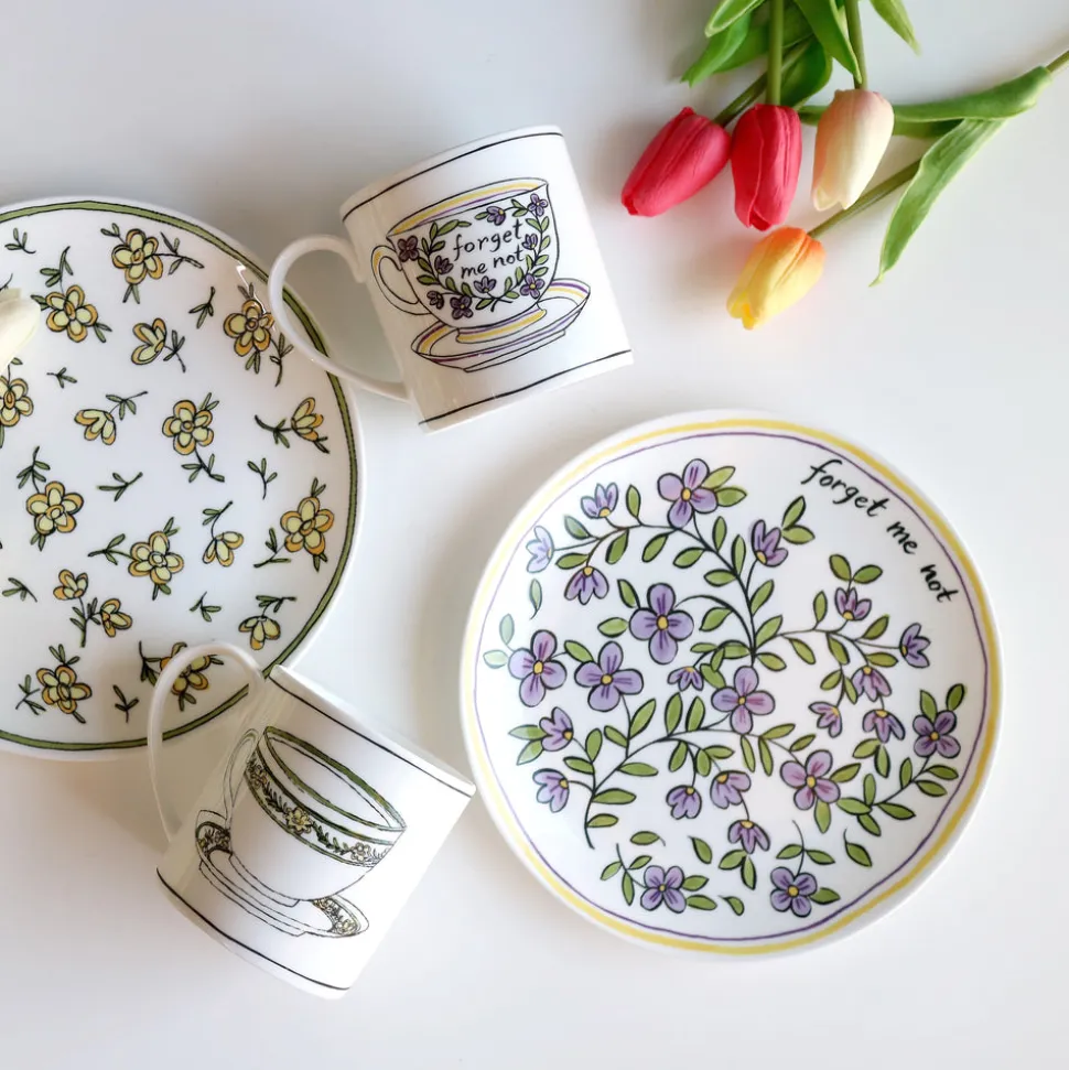 Heritage Forget Me Not 8" Plate