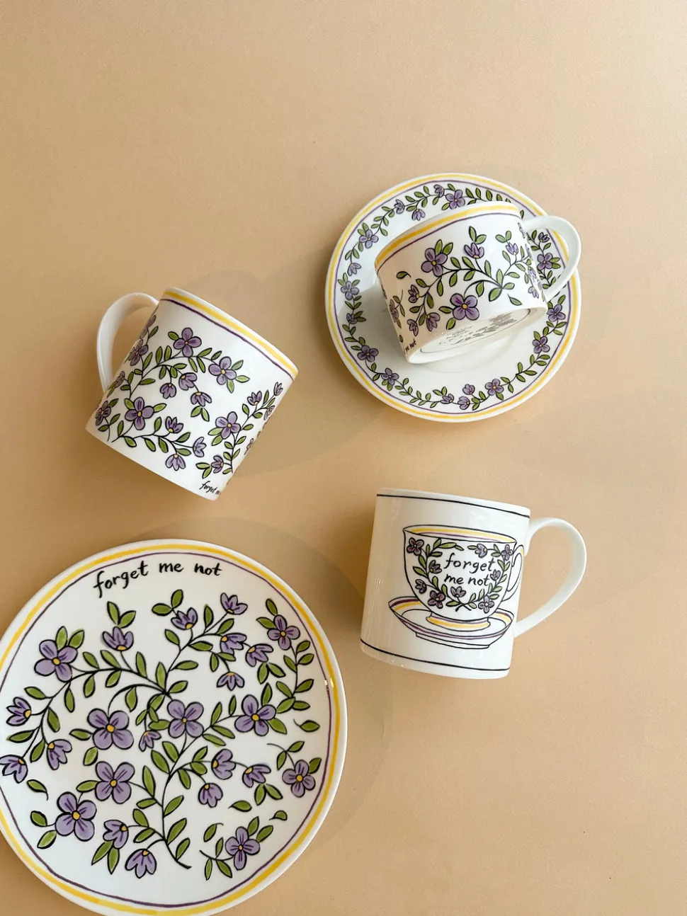 Heritage Forget Me Not Mug 2