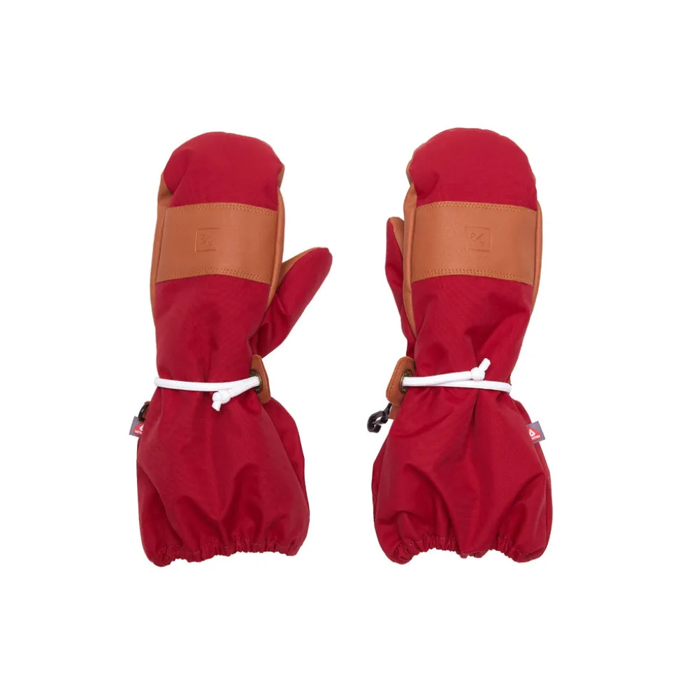 Heritage Red Waterproof Ski Mitten