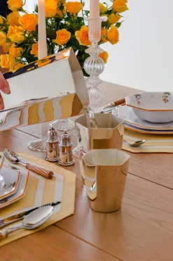 Hexagon Silver-Plated Pitcher