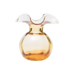 Hibiscus Glass Bud Vase