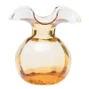 Hibiscus Glass Medium Fluted Vase
