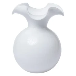 Hibiscus Glass Medium Fluted Vase
