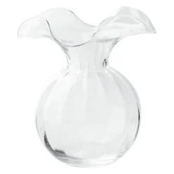 Hibiscus Glass Medium Fluted Vase