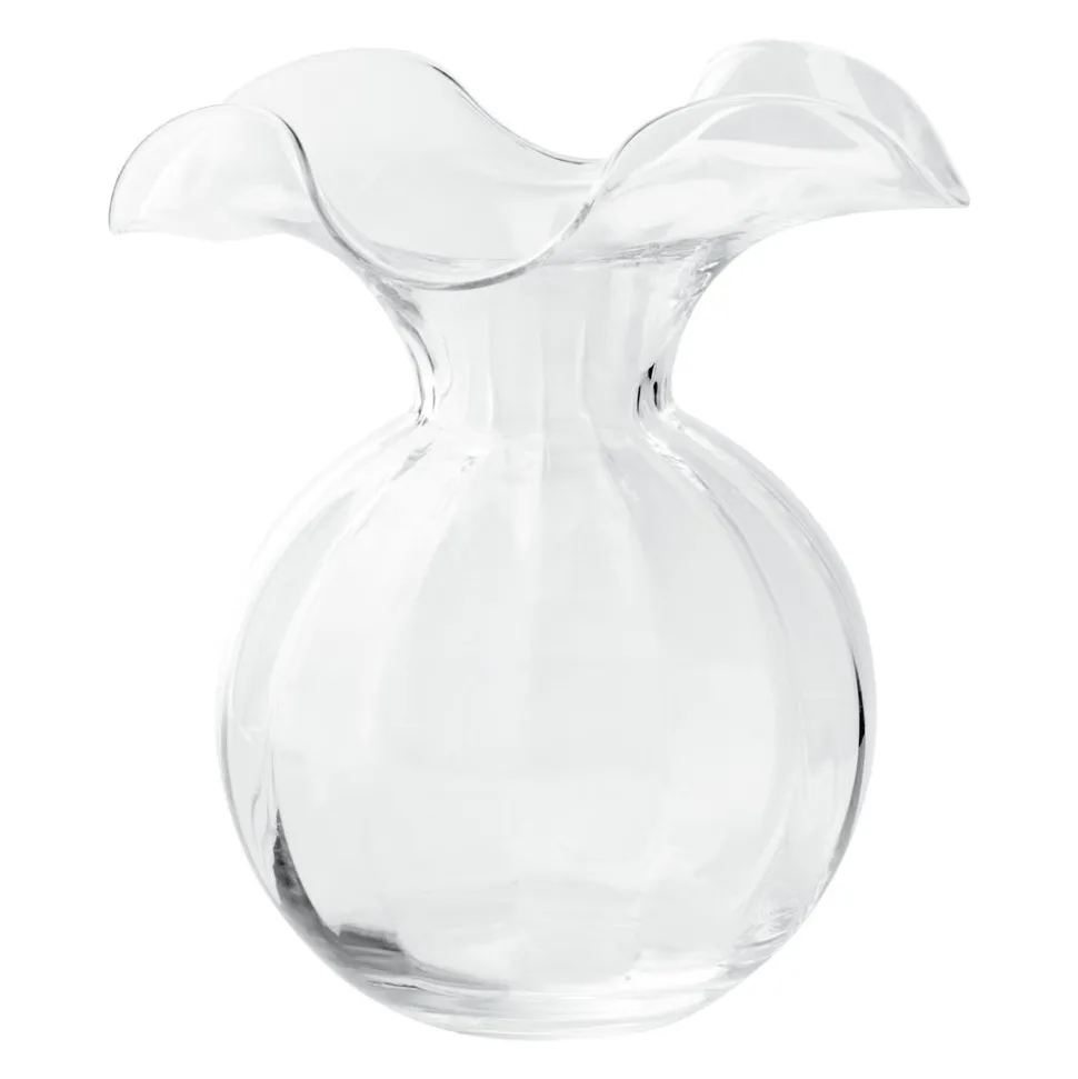 Hibiscus Glass Medium Fluted Vase