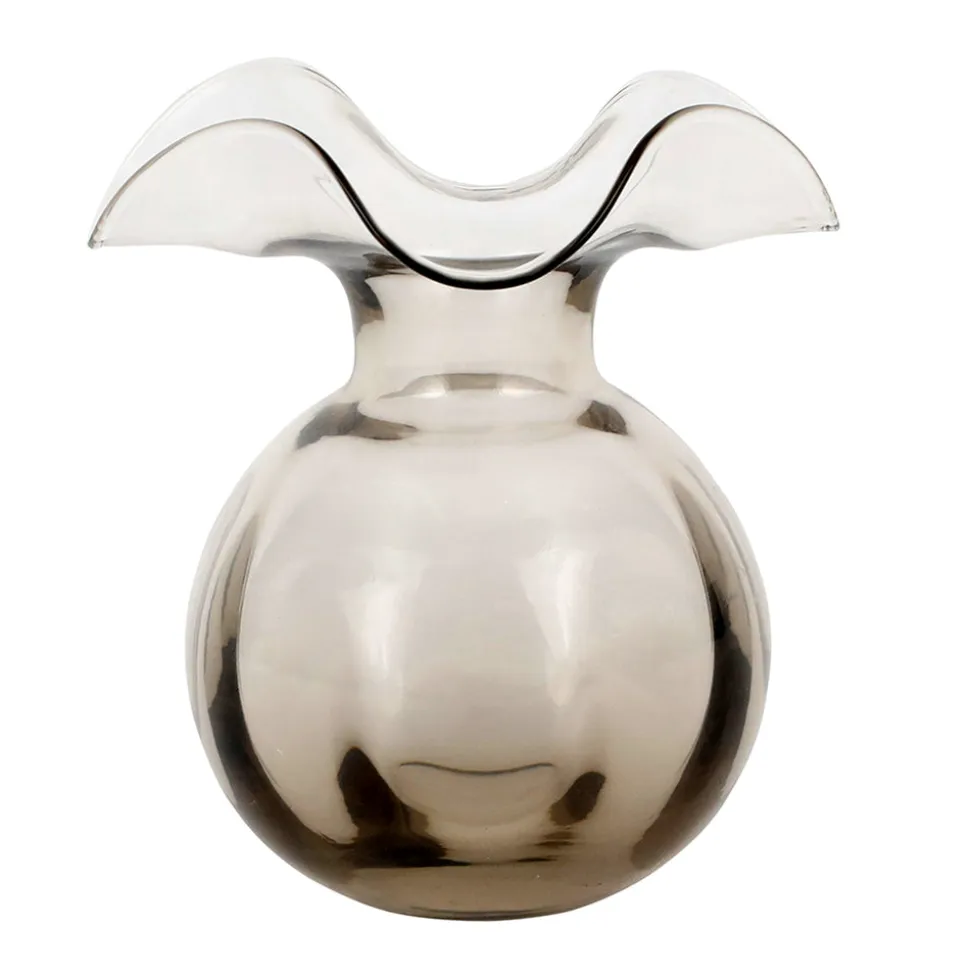 Hibiscus Glass Medium Fluted Vase