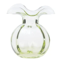 Hibiscus Glass Medium Fluted Vase