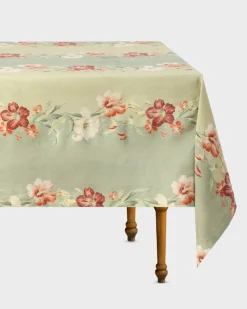 Hibiscus Sage Tablecloth