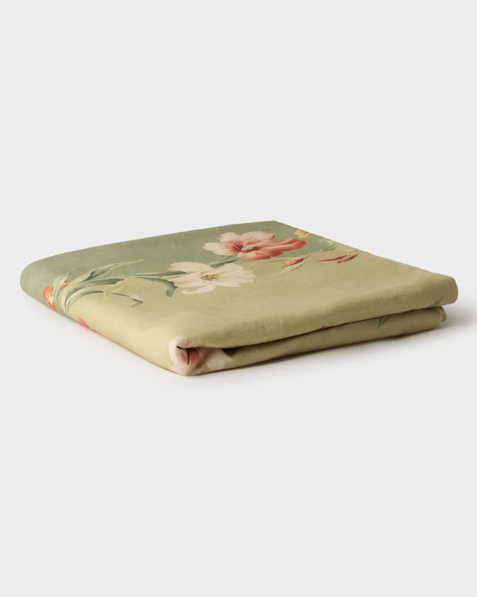Hibiscus Sage Tablecloth