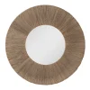 Highball Jute Round Mirror