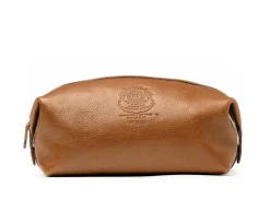 Holdall No. 101 Toiletry Bag in Vintage Tan Leather