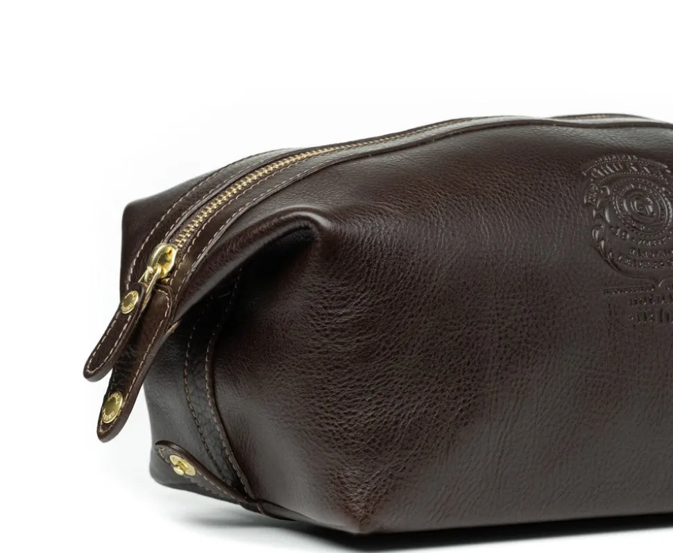 Holdall No. 101 Toiletry Bag in Vintage Tan Leather