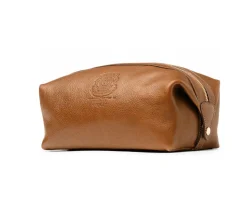 Holdall No. 101 Toiletry Bag in Vintage Tan Leather